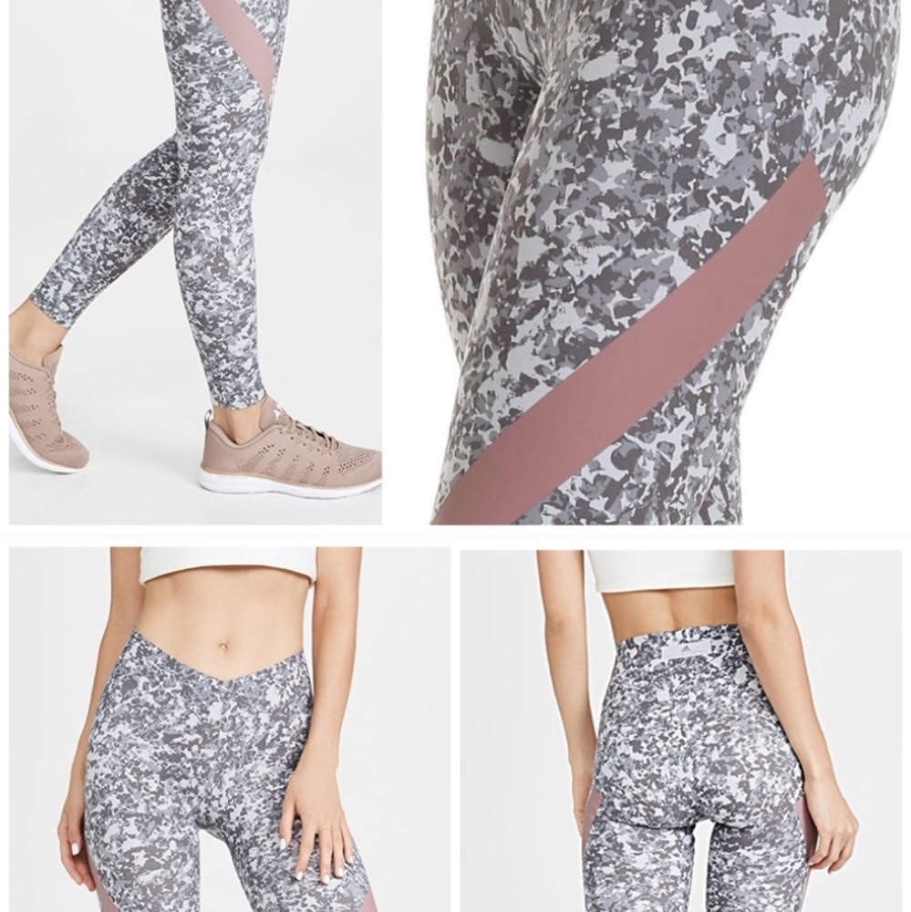 Adidas by Stella McCartney Leggings Womens -Sz Med *Alphaskin 360 High Rise Grey